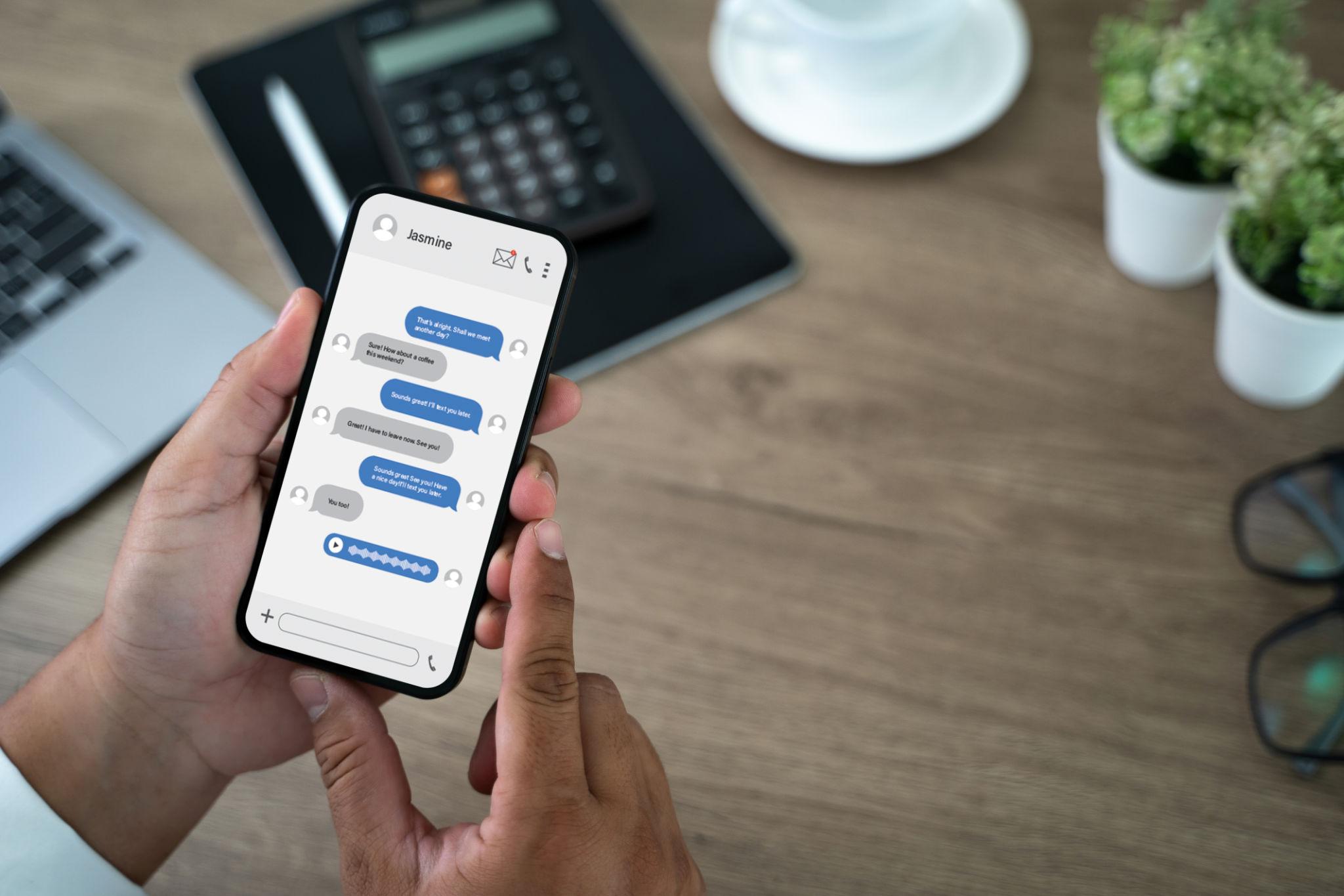 AI chat and voice agents handling customer conversations